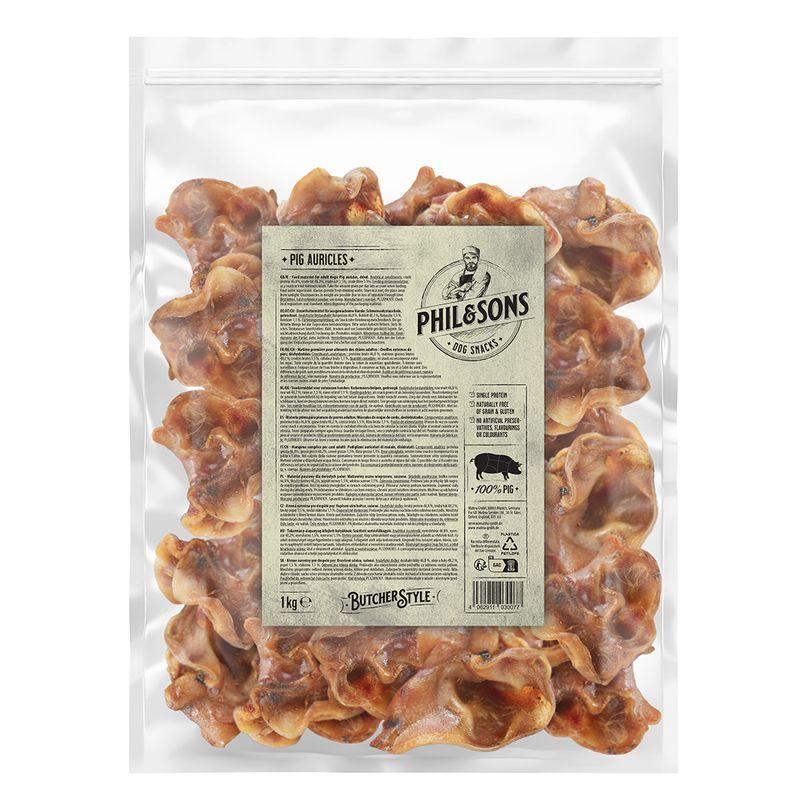 Bitiba Phil & Sons Padiglioni auricolari di maiale Snack per cani Offerta migliore