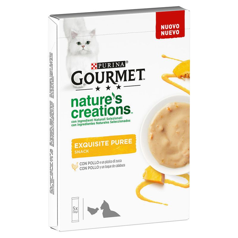 Bitiba Gourmet Nature's Creations Exquisite Puree Snack 5 x 10 g Enormi sconti