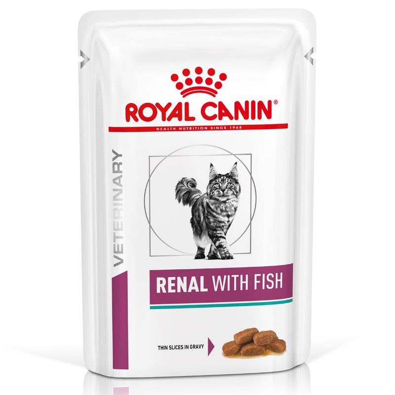 Bitiba Royal Canin Renal Feline Veterinary Alimento umido per gatti 50% di sconto per tempo limitato