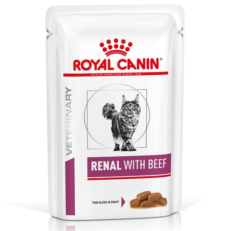 Bitiba Royal Canin Renal Feline Veterinary Alimento umido per gatti 50% di sconto per tempo limitato