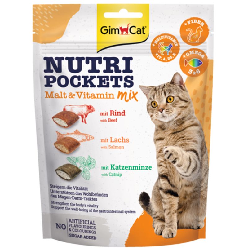 Bitiba GimCat Nutri Pockets Snack per gatti Sconti questo mese