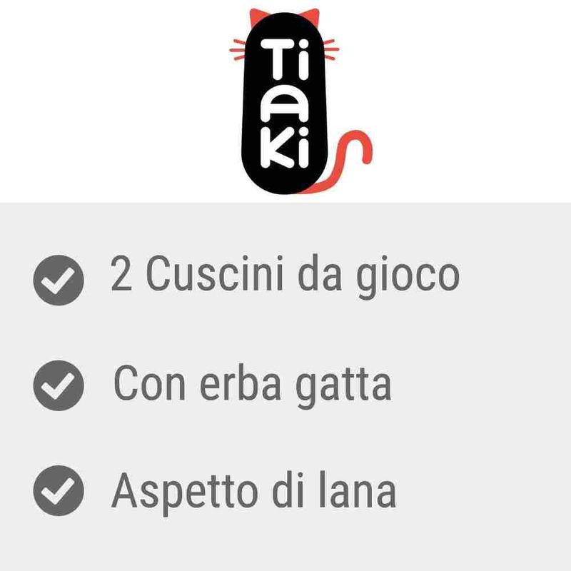 Bitiba TIAKI Set di giocattoli natalizi per gatti Consegna Veloce