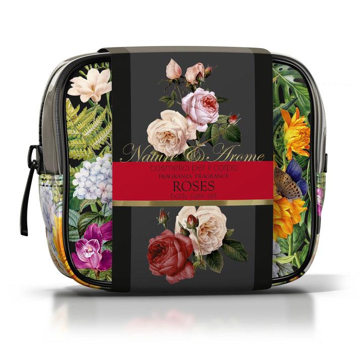 Rudy Profumi Pochette con Bagno & Doccia Schiuma Crema Corpo Acqua Profumata 100 mLNature&AromeLinea Roses Italy