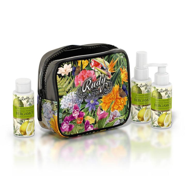 Rudy Profumi Pochette con Bagno & Doccia Schiuma Crema Corpo Acqua Profumata 100 mLNature&AromeLinea Bergamot