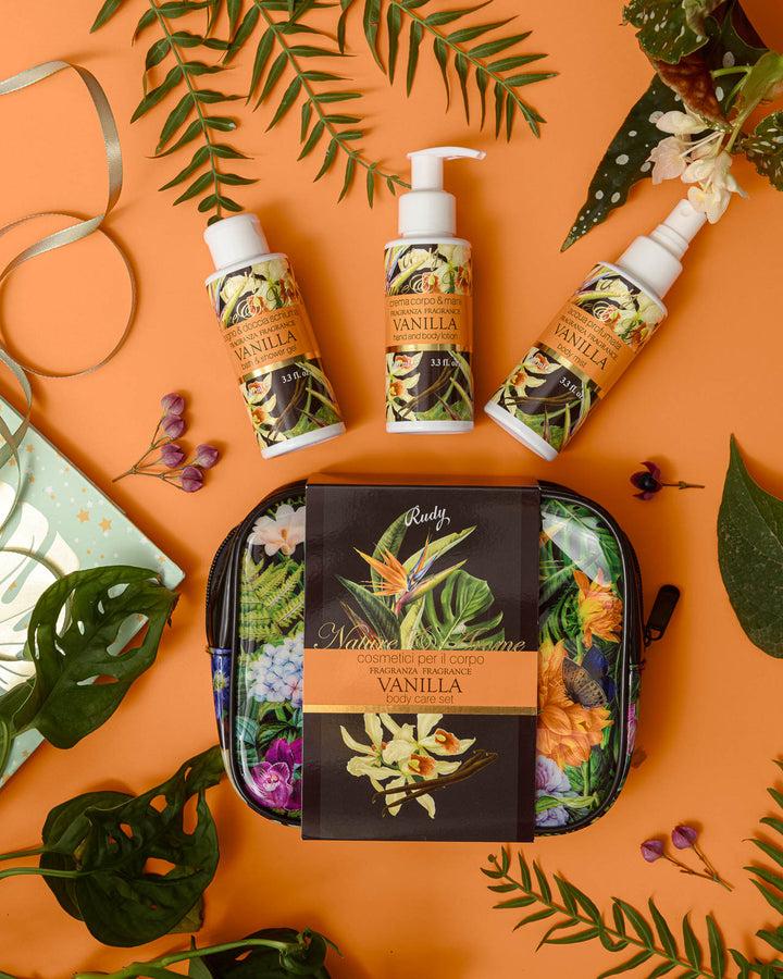 Rudy Profumi Pochette con Bagno & Doccia Schiuma Crema Corpo Acqua Profumata 100 mLNature&AromeLinea Vanilla In Linea