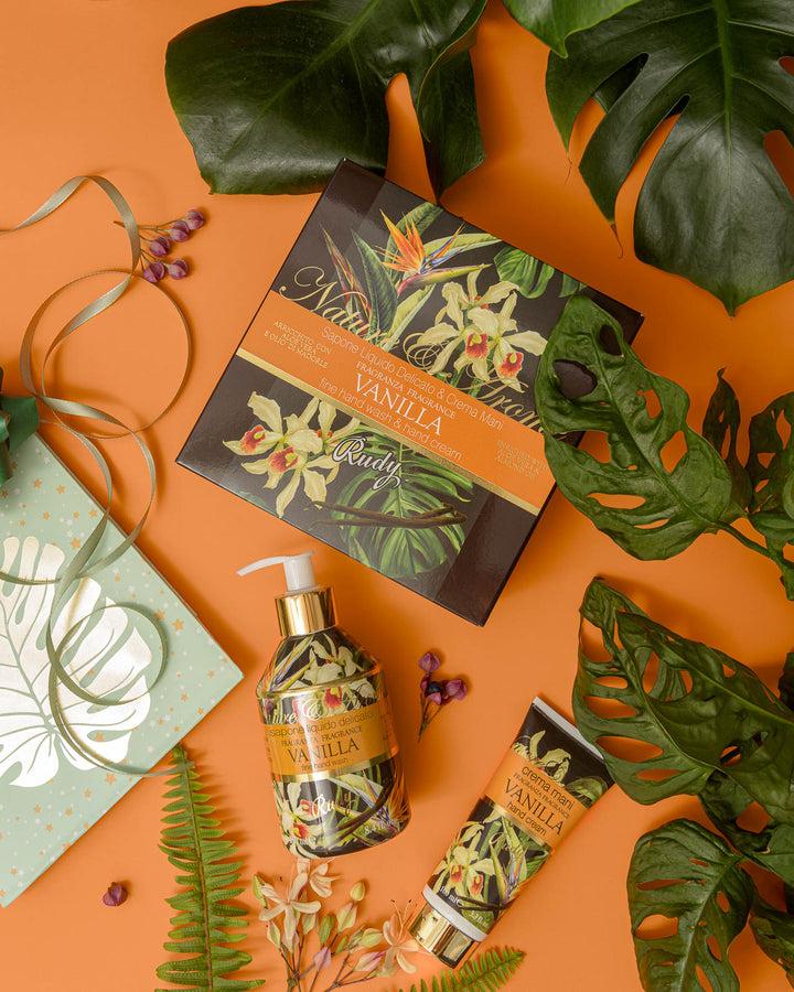 Rudy Profumi Scatola regalo con Sapone Liquido 250 mL + Crema Mani 100 mLNature&AromeLinea Vanilla Promozione Limitata