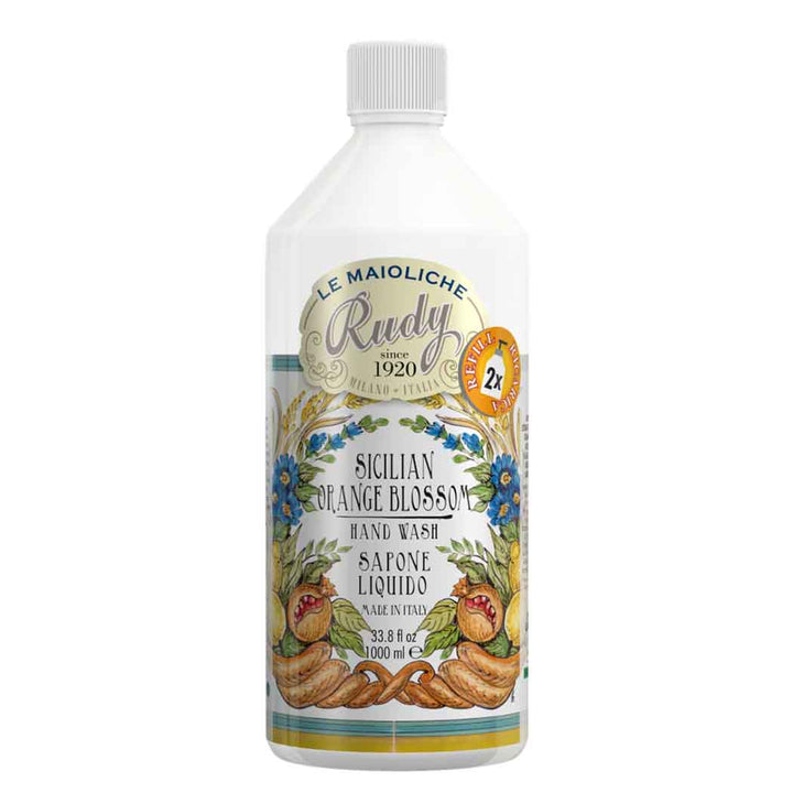 Rudy Profumi Ricarica sapone liquido manida 1000 mLLinea Fiori d'arancio di Sicilia Hotsell