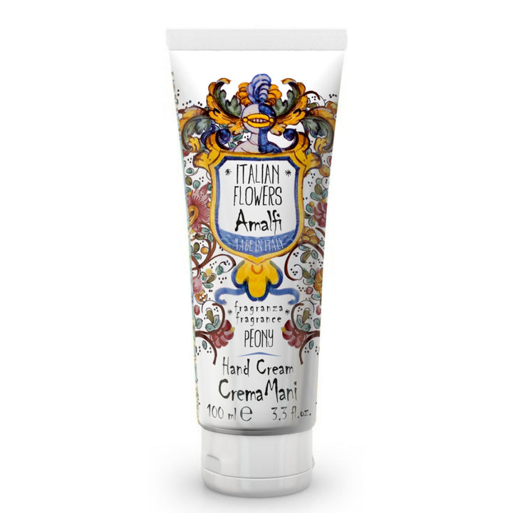 Rudy Profumi Crema mani non unta idratante da 100 mLfico nero e rosa biancaLinea Amalfi