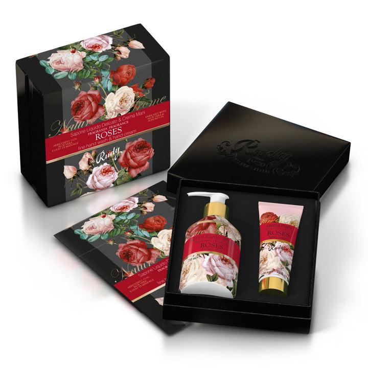 Rudy Profumi Scatola regalo con Sapone Liquido 250 mL + Crema Mani 100 mLNature&AromeLinea Roses