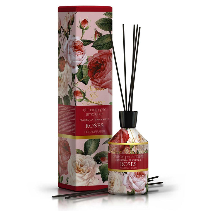 Rudy Profumi Diffusore per Ambiente 250 mL + BacchetteNature&AromeLinea Roses