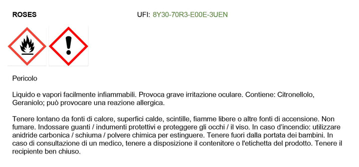 Rudy Profumi Diffusore per Ambiente 250 mL + BacchetteNature&AromeLinea Roses Moda