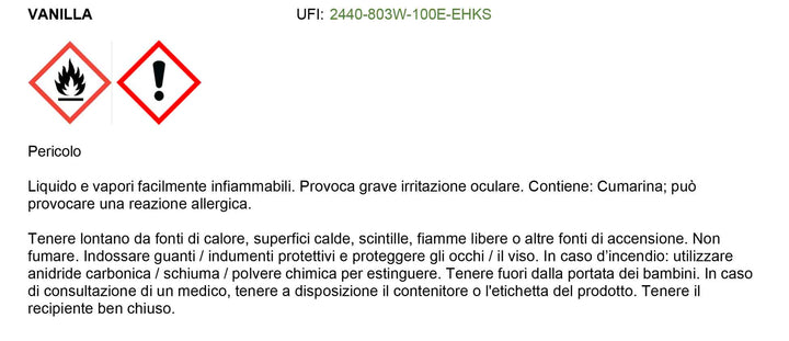 Rudy Profumi Diffusore per Ambiente 250 mL + BacchetteNature&AromeLinea Vanilla Italia