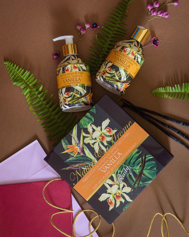 Rudy Profumi Scatola regalo con Crema Corpo & Mani + Bagno & Doccia Schiuma 250 mLNature&AromeLinea Vanilla Online