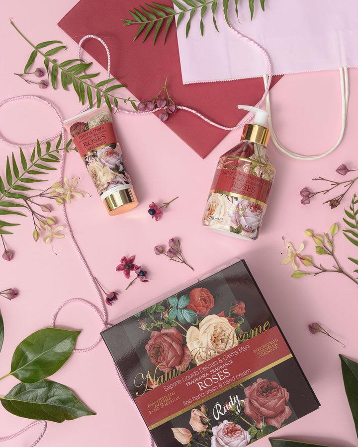 Rudy Profumi Scatola regalo con Sapone Liquido 250 mL + Crema Mani 100 mLNature&AromeLinea Roses Hotsell